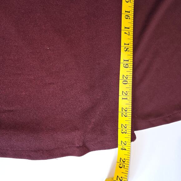 Birdy Grey Dress Womens Small Burgundy V-Neck Sleeveless Bridesmaid Maxi Gown - Picture 14 of 14